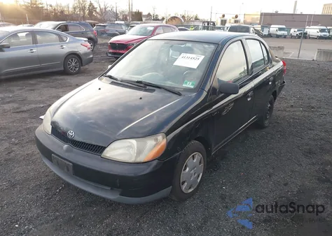 2001 Toyota Echo из США, поврежденный, VIN JTDBT123110190387